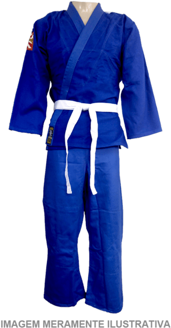 Blue Jiu Jitsu Gi Uniform PNG image