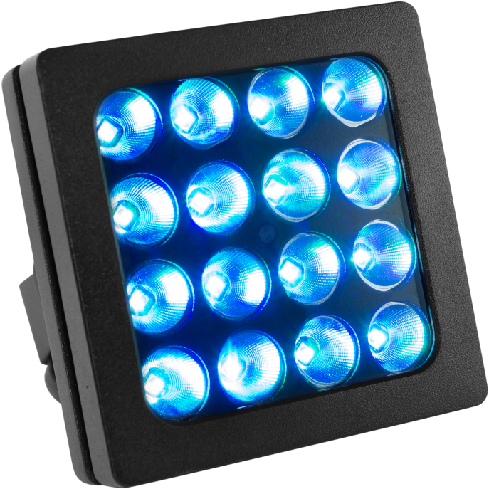 Blue L E D Panel Light PNG image