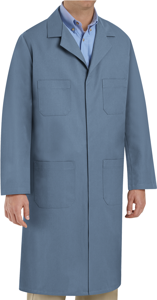 Blue Lab Coat Professional Attire PNG image