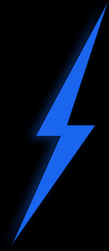 Blue Lightning Bolt Graphic PNG image