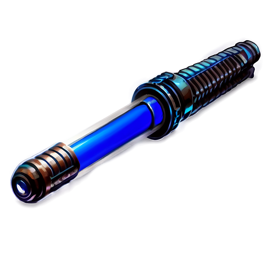 Blue Lightsaber Blade Closeup Png Yml PNG image