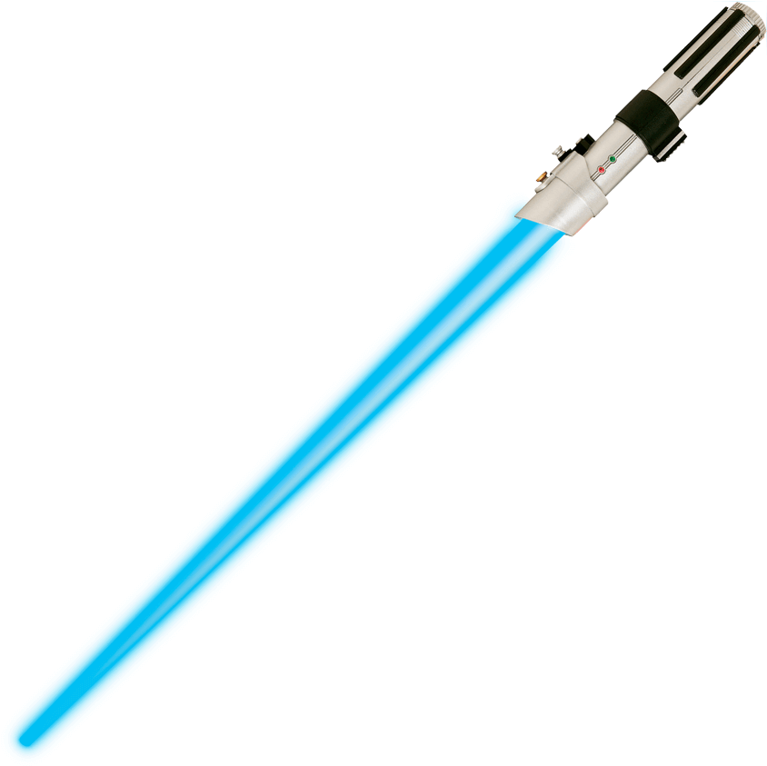 Blue Lightsaber Iconic Sci Fi Weapon.png PNG image