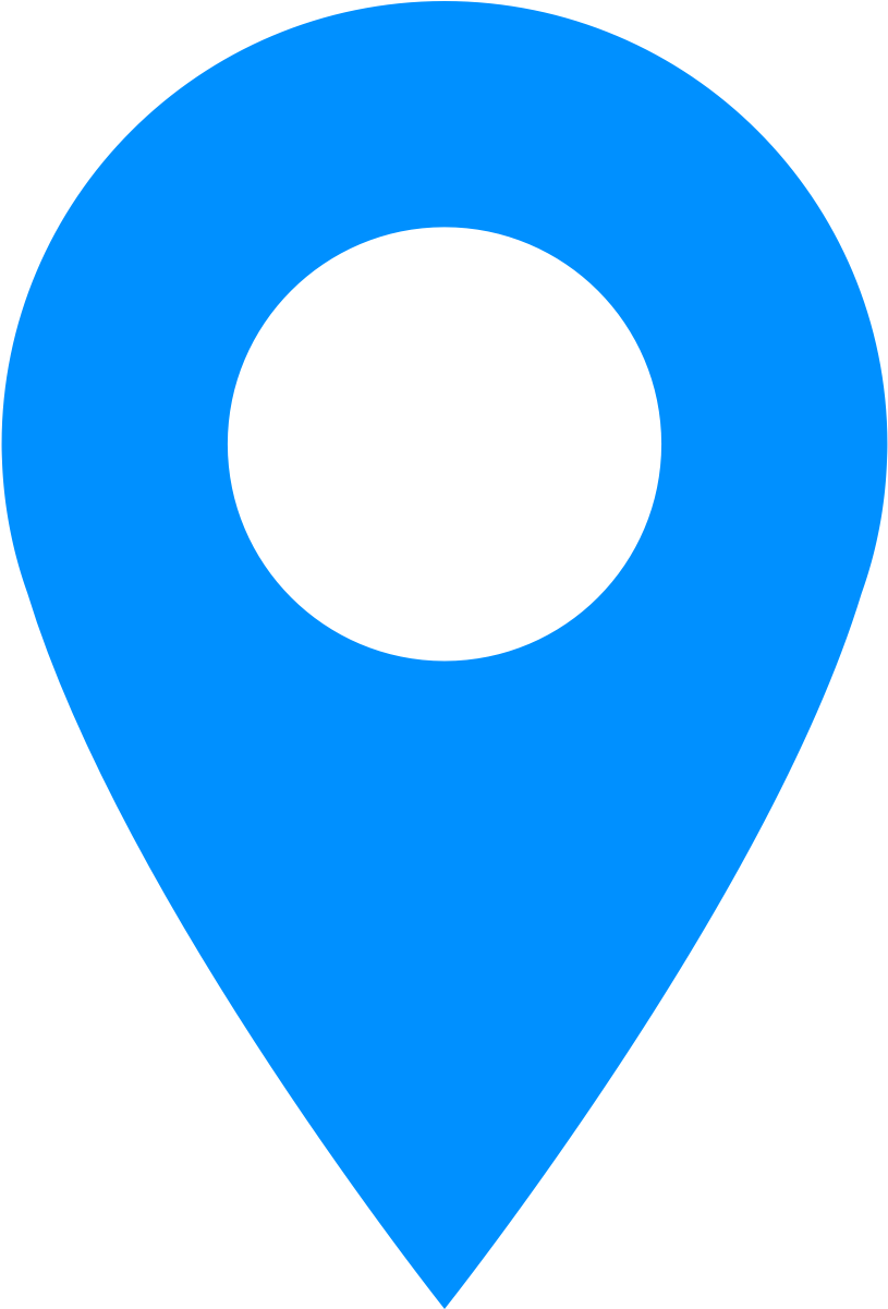 Blue Location Pin Icon PNG image