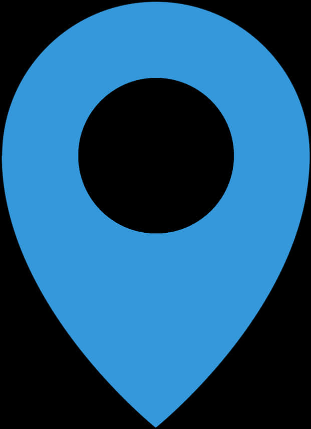 Blue Location Pin Icon PNG image