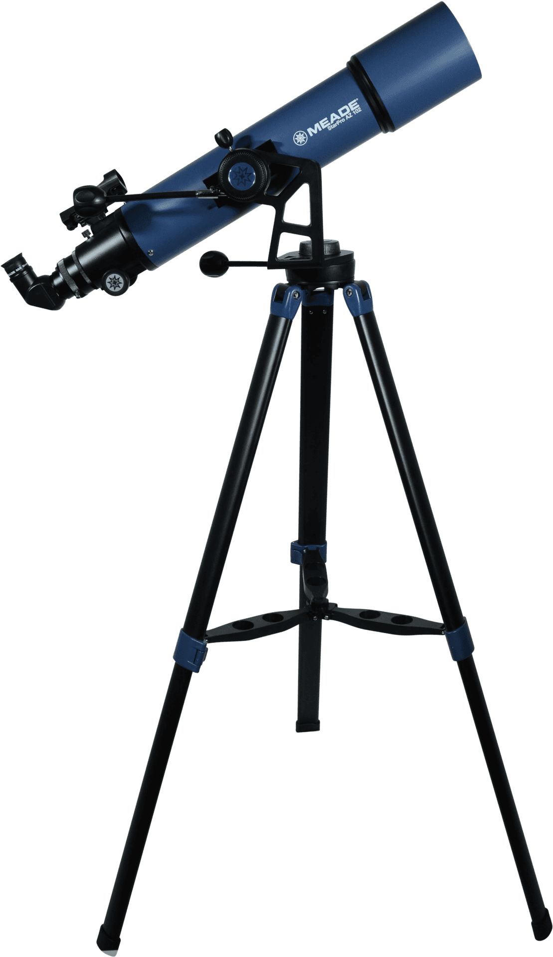 Blue Meade Telescopeon Tripod PNG image