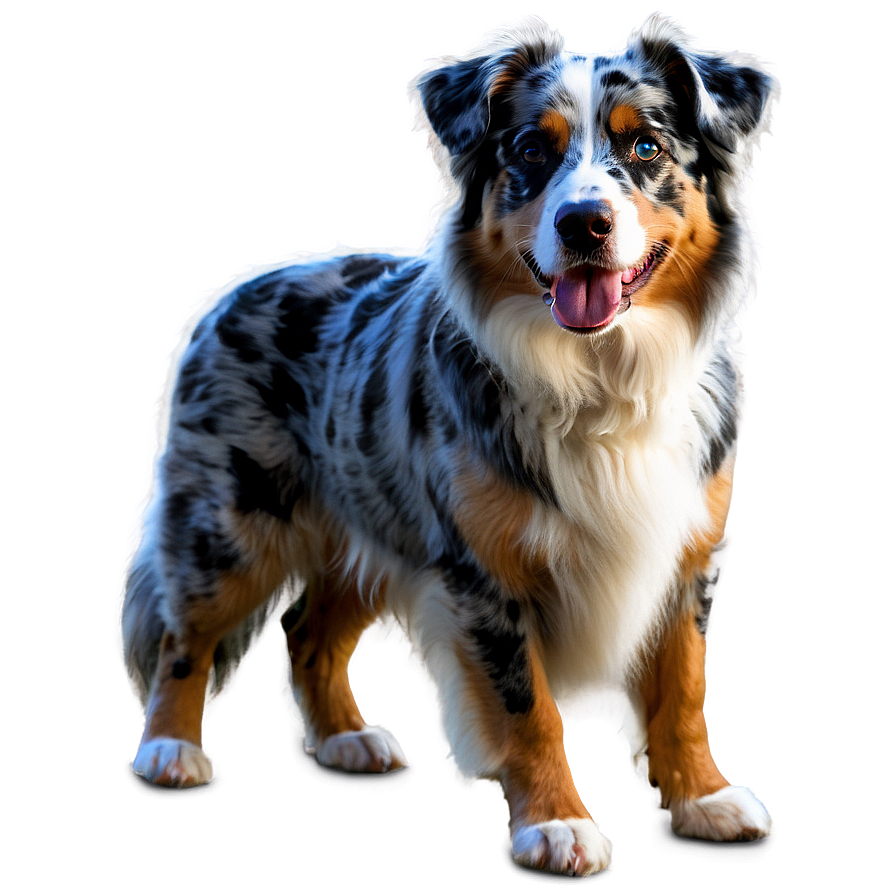 Blue Merle Australian Shepherd Png Vbm76 PNG image