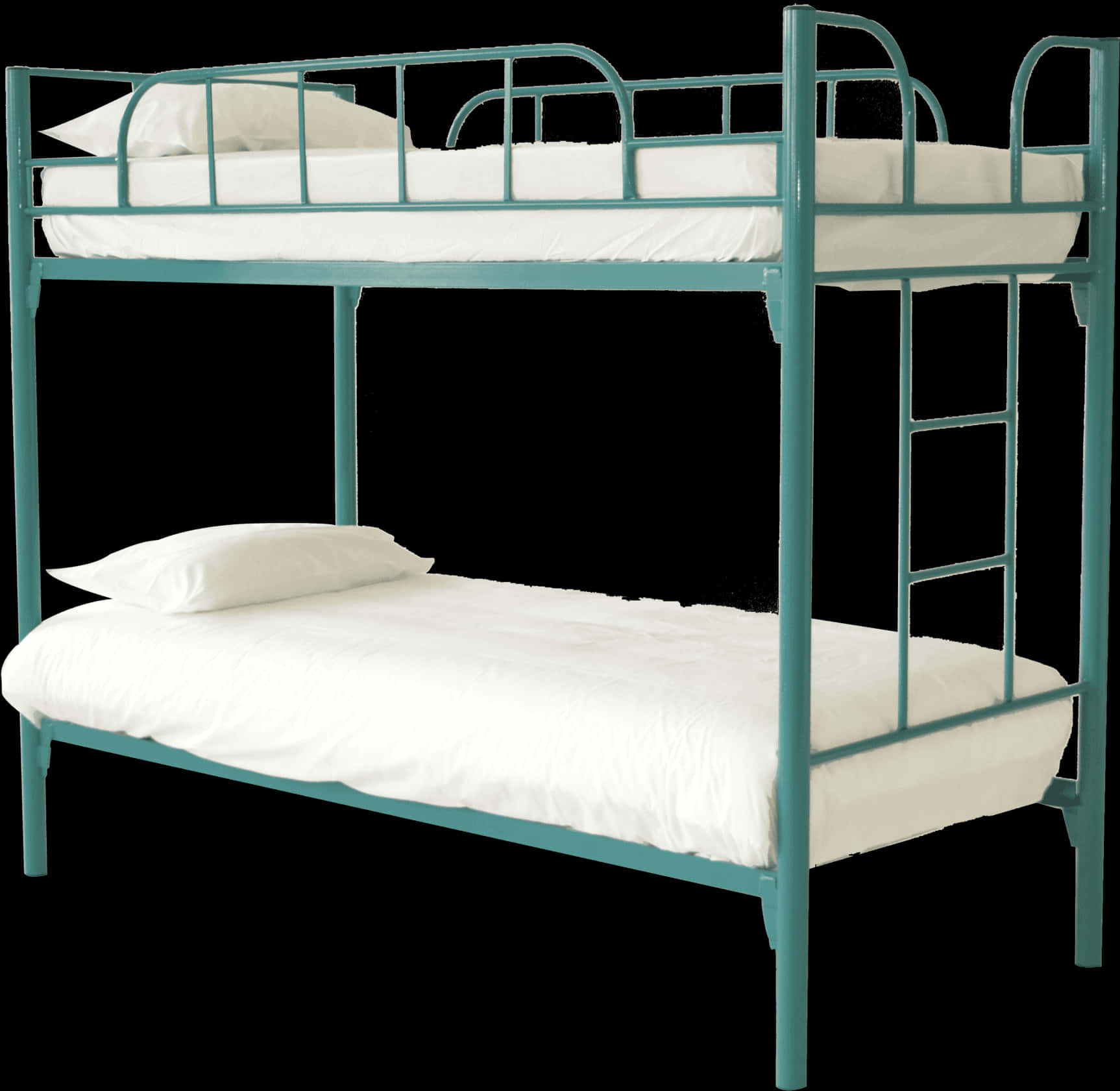 Blue Metal Bunk Bed PNG image