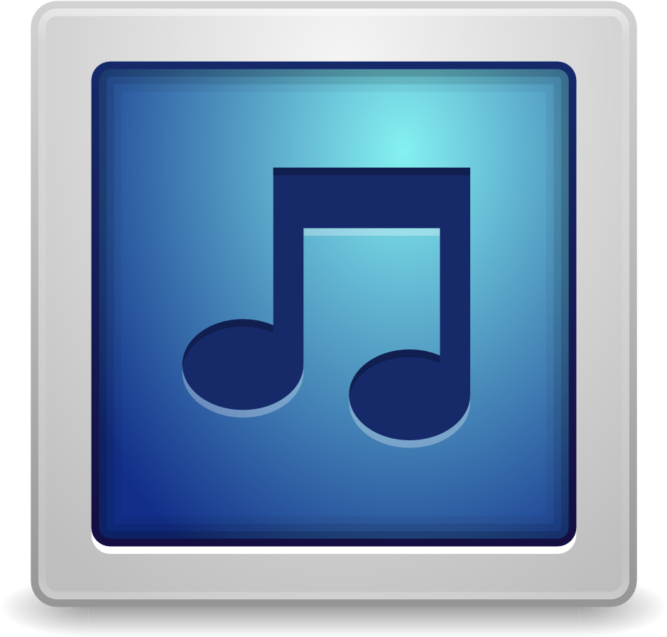 Blue_ Music_ Icon PNG image
