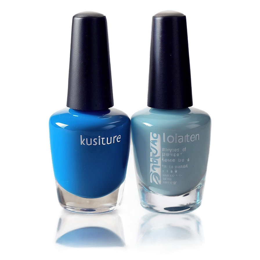 Blue Nail Polish Png 05252024 PNG image