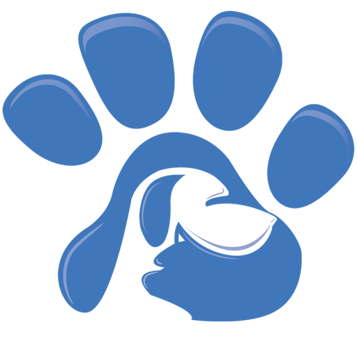 Blue Paw Print Graphic PNG image