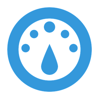 Blue Paw Print Icon PNG image