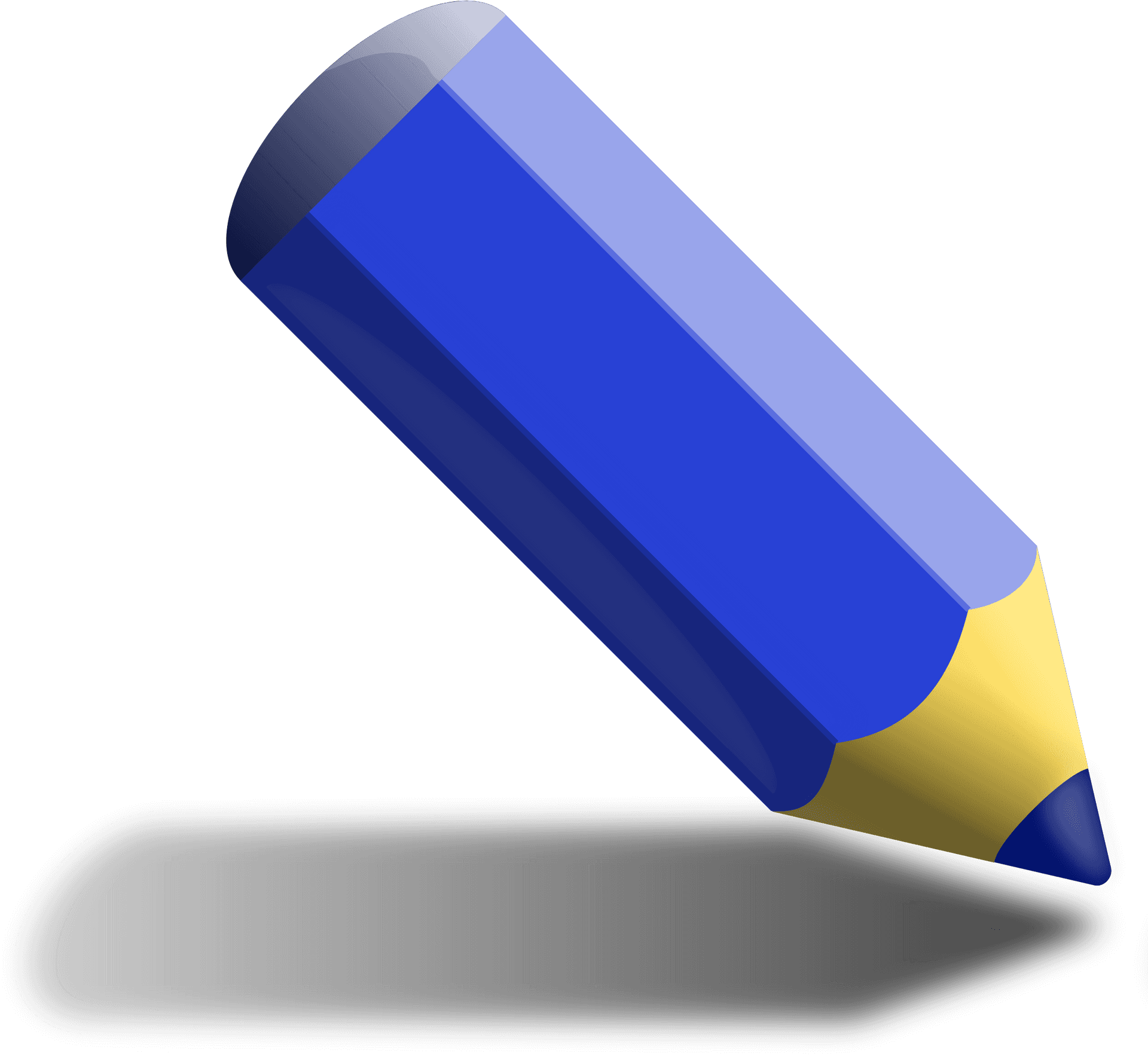 Blue Pencil Clipart.png PNG image