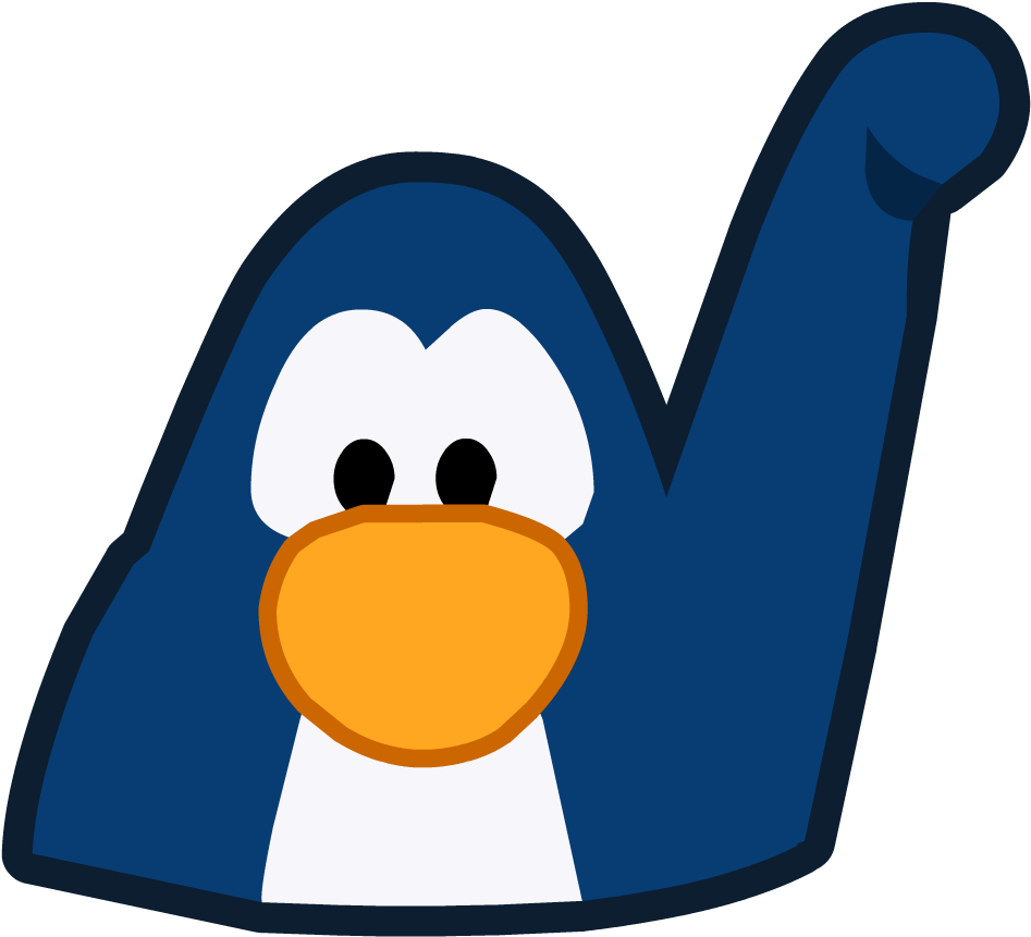 Blue Penguin Cartoon Emoji.png PNG image