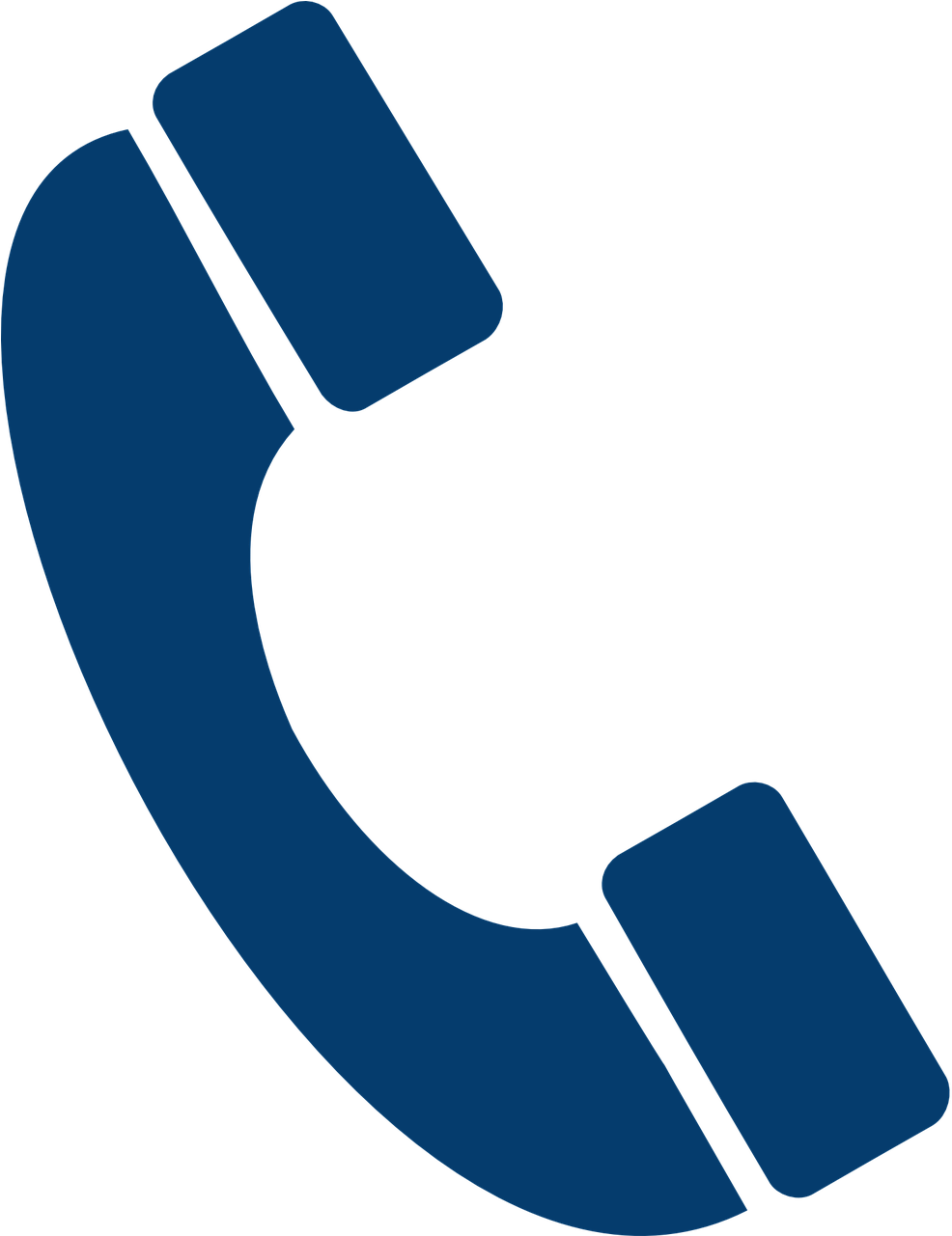 Blue Phone Icon PNG image