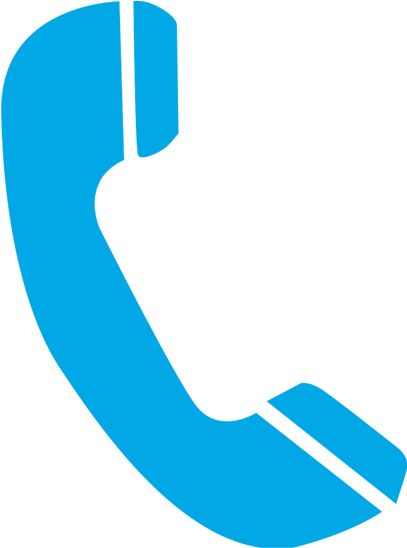 Blue Phone Receiver Icon PNG image