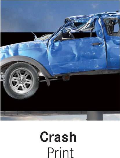 Blue Pickup Truck Crash Damage PNG image
