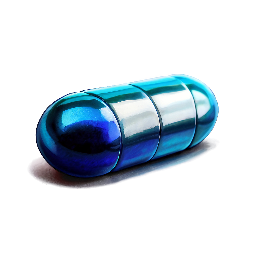 Blue Pill Watercolor Png 18 PNG image