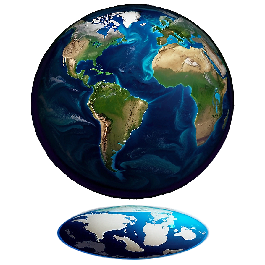 Blue Planet A PNG image