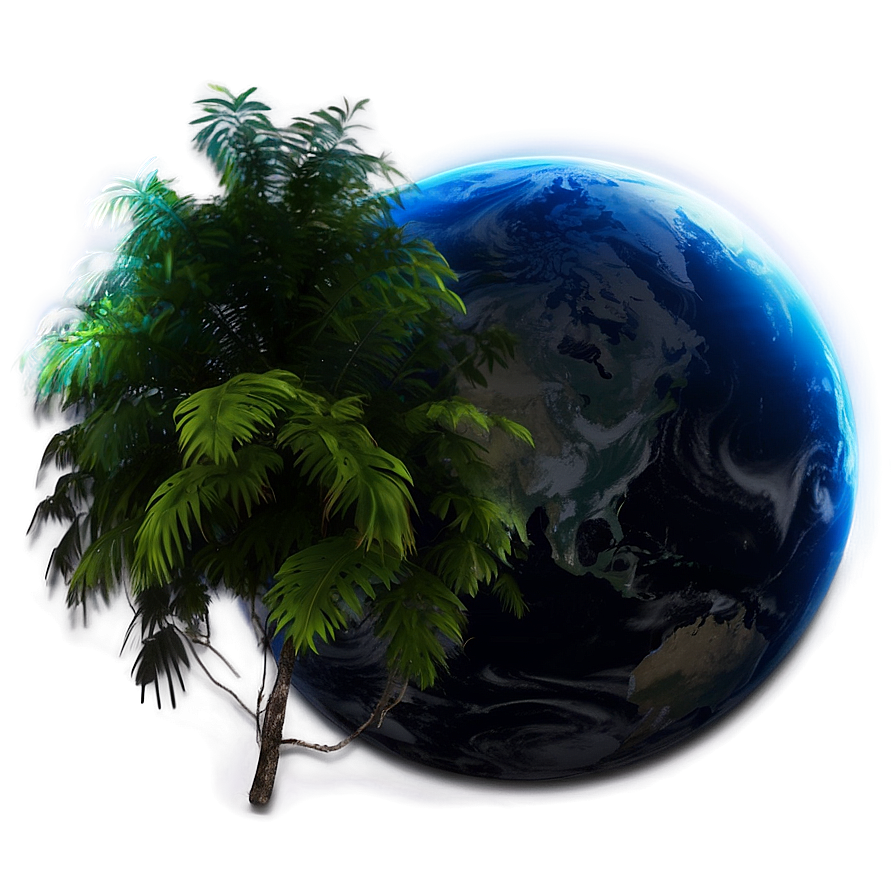 Blue Planet D PNG image