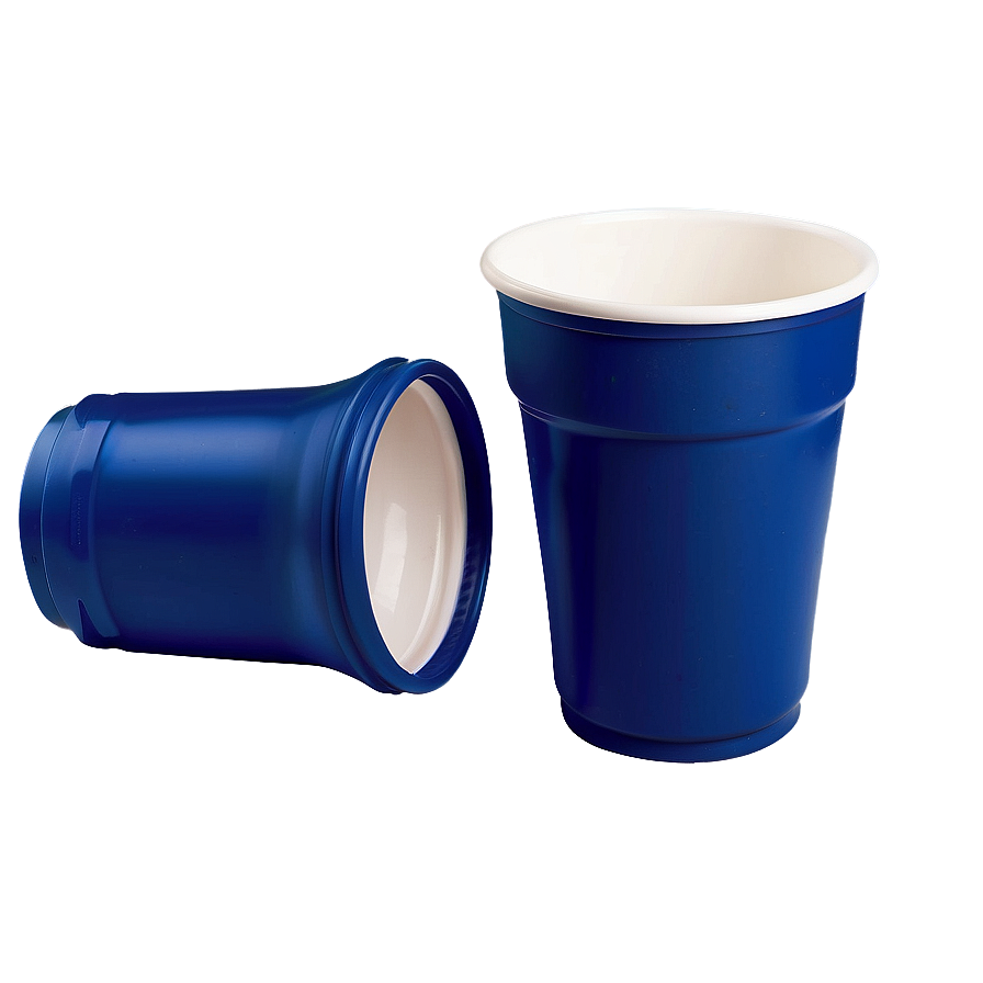 Blue Plastic Cup Png Qax52 PNG image