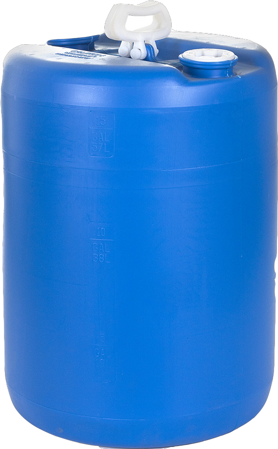 Blue Plastic Water Container PNG image