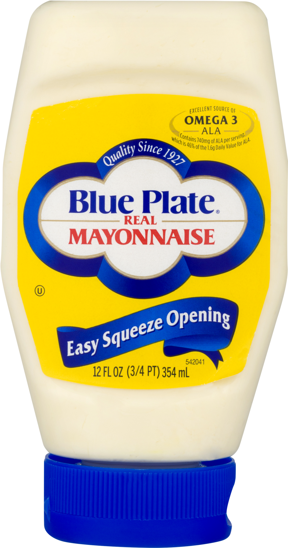 Blue Plate Real Mayonnaise Bottle PNG image