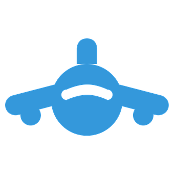 Blue Propeller Bean Icon PNG image