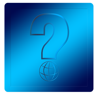 Blue Question Mark Icon PNG image