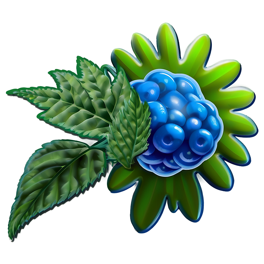 Blue Raspberry Spark Png 06212024 PNG image