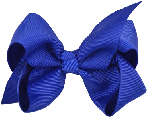 Blue Ribbon Bow Isolated PNG image