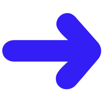 Blue Right Arrow Icon PNG image