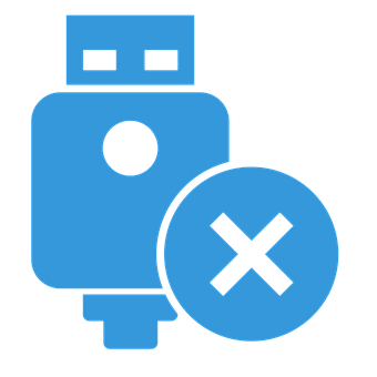 Blue Robot Error Icon PNG image