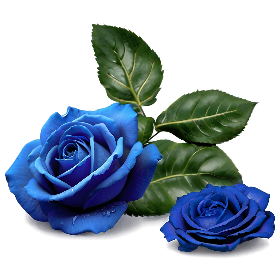 Blue Rose Petals Png 76 PNG image