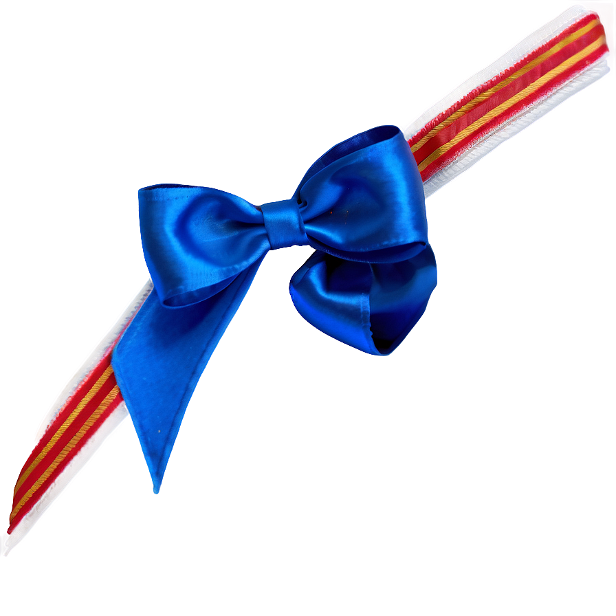 Blue Satin Bow Png Odb PNG image