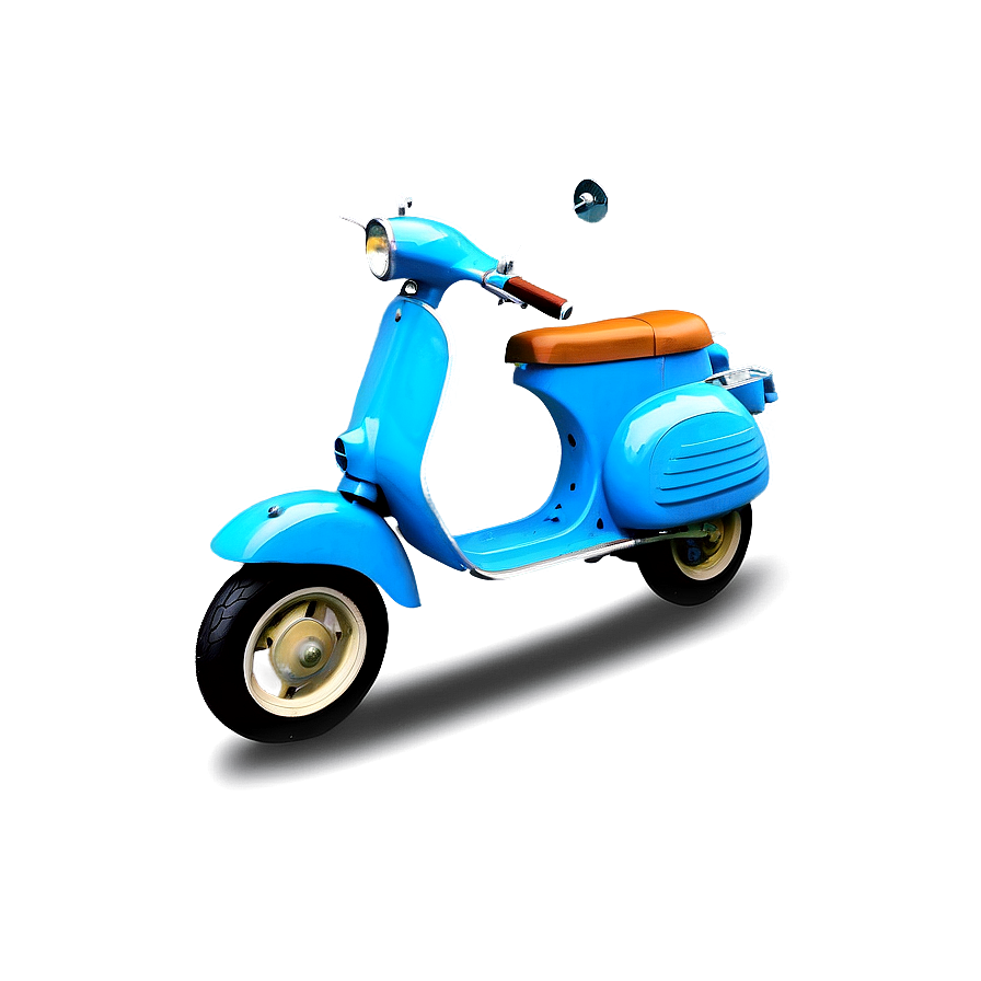 Blue Scooter Png 05242024 PNG image