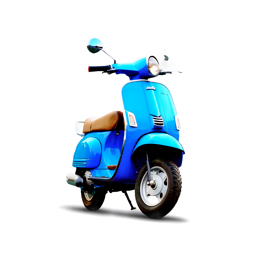 Blue Scooter Png 05242024 PNG image