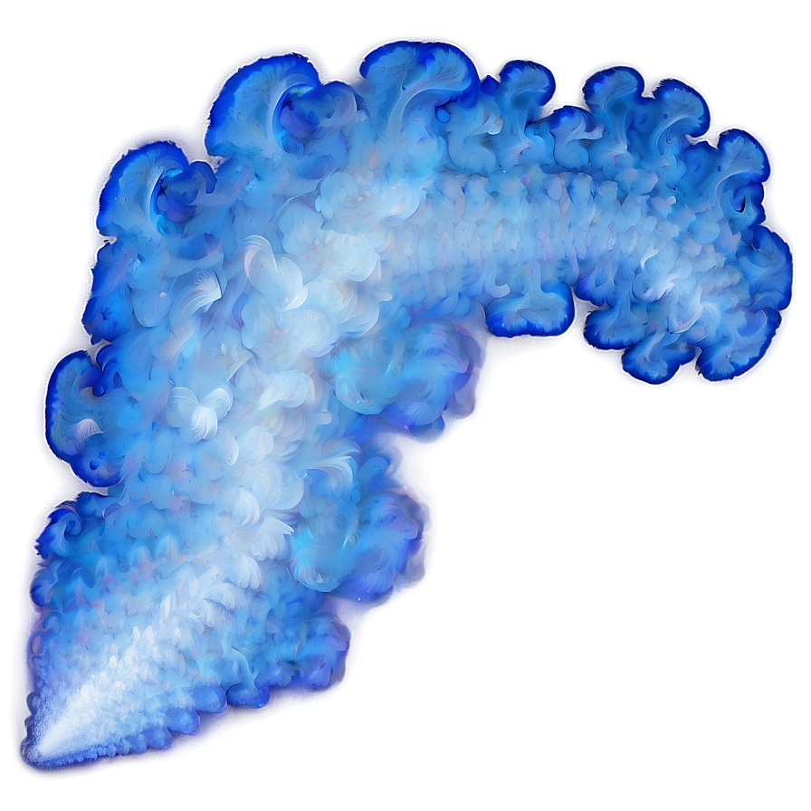 Blue Smoke Aura Png 39 PNG image