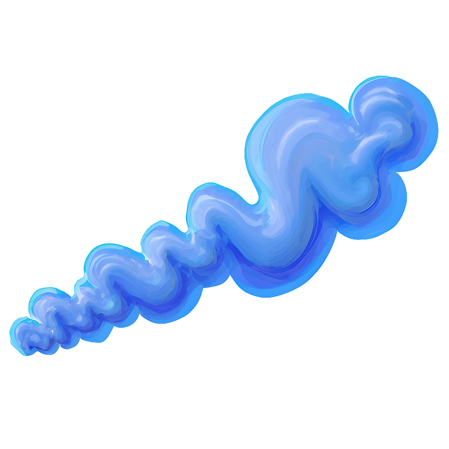 Blue Smoke Dream Png Gqi PNG image