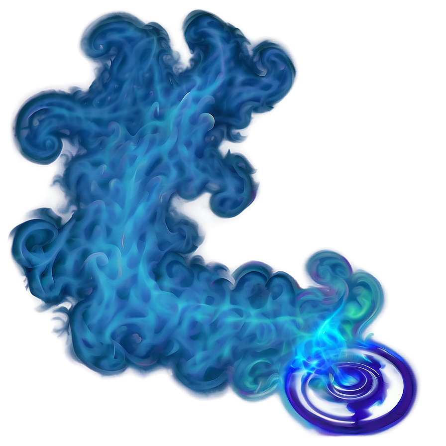 Blue Smoke Magic Png 89 PNG image