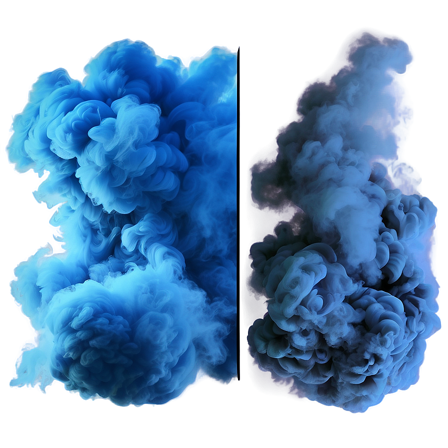 Blue Smoke Mist Png 33 PNG image