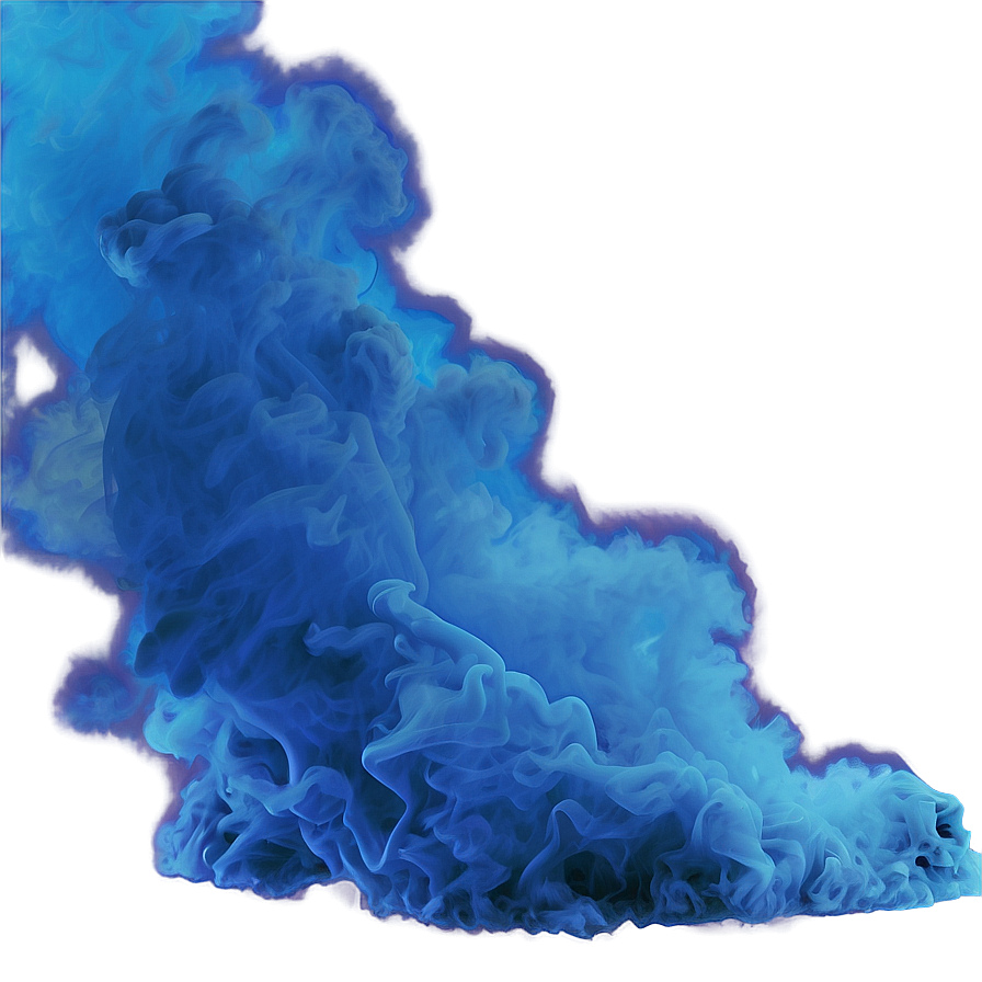 Blue Smoke Overlay Png 05232024 PNG image