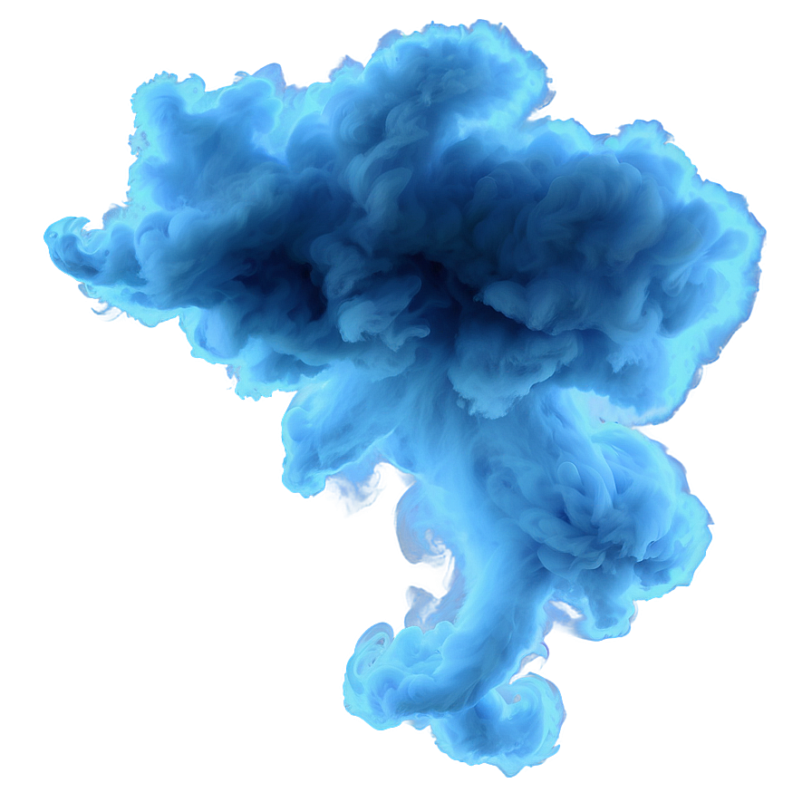 Blue Smoke Overlay Png 55 PNG image