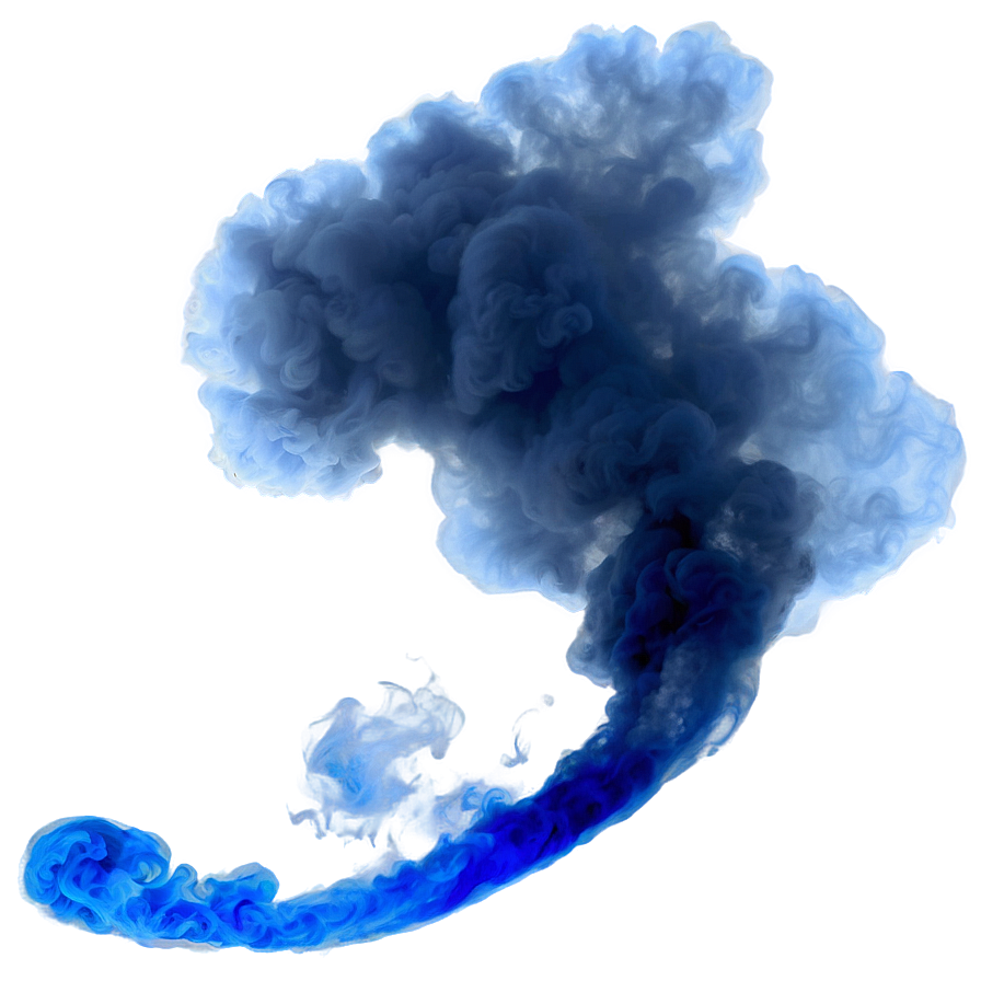 Blue Smoke Plume Png 37 PNG image