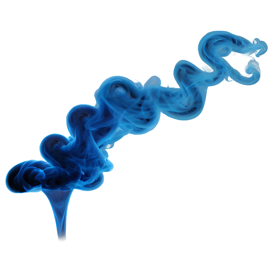 Blue Smoke Stream Png Iij PNG image