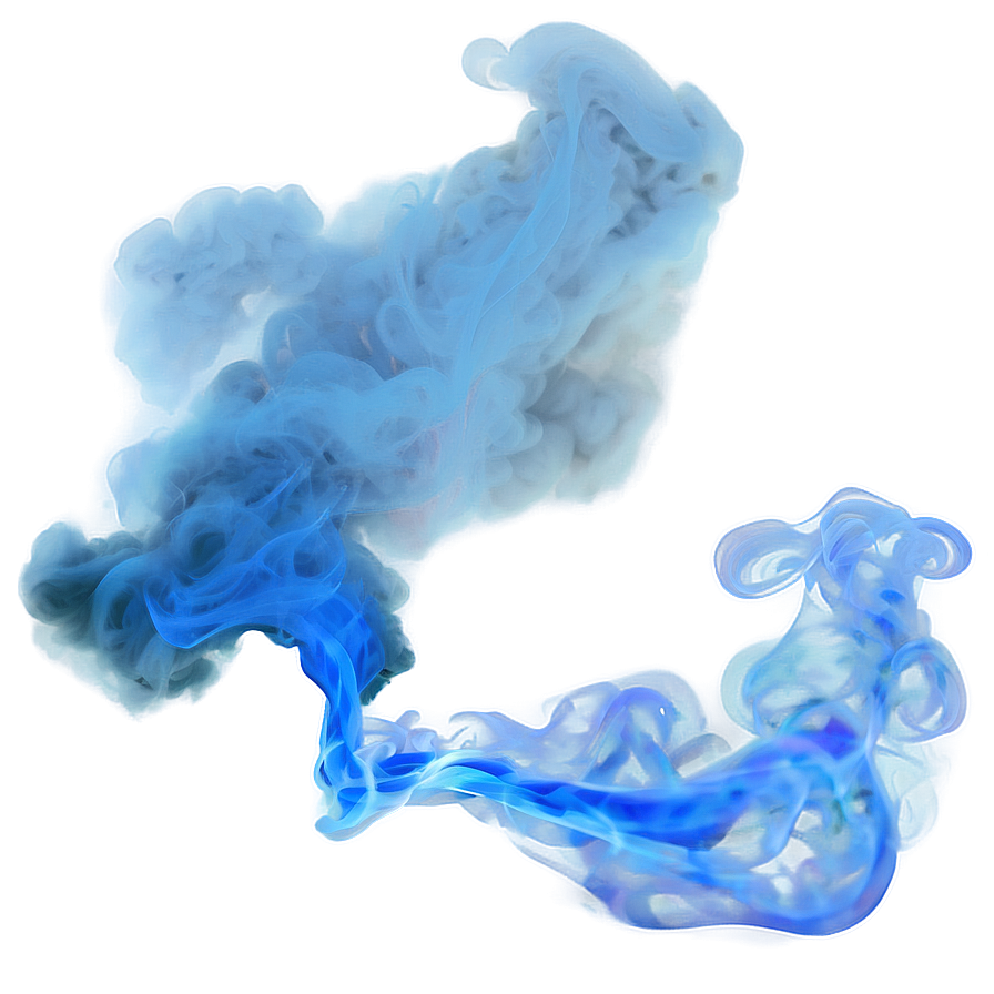 Blue Smoke Trail Png 1 PNG image