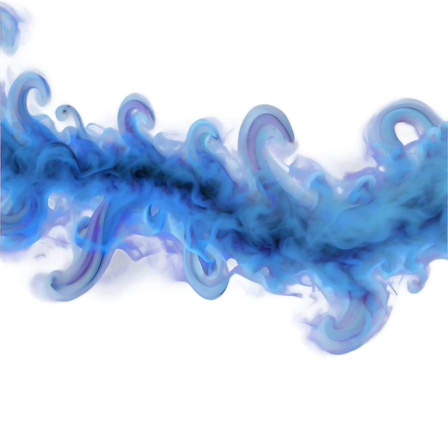 Blue Smoke Whirl Png 05232024 PNG image