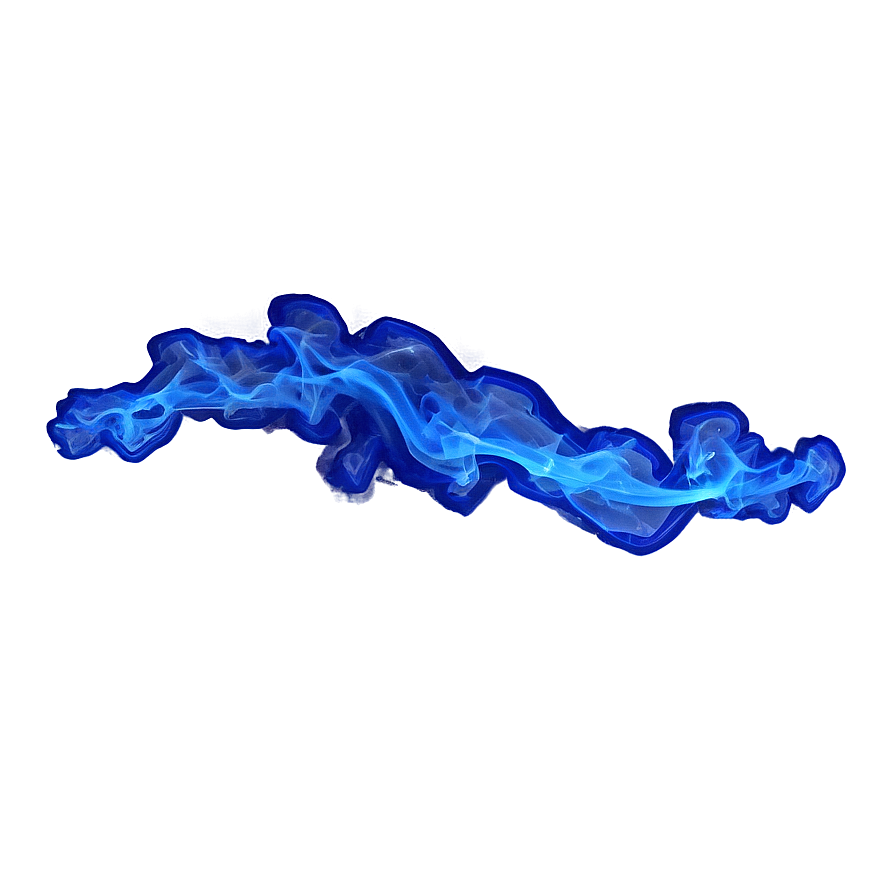 Blue Smoke Whisp Png Rug92 PNG image