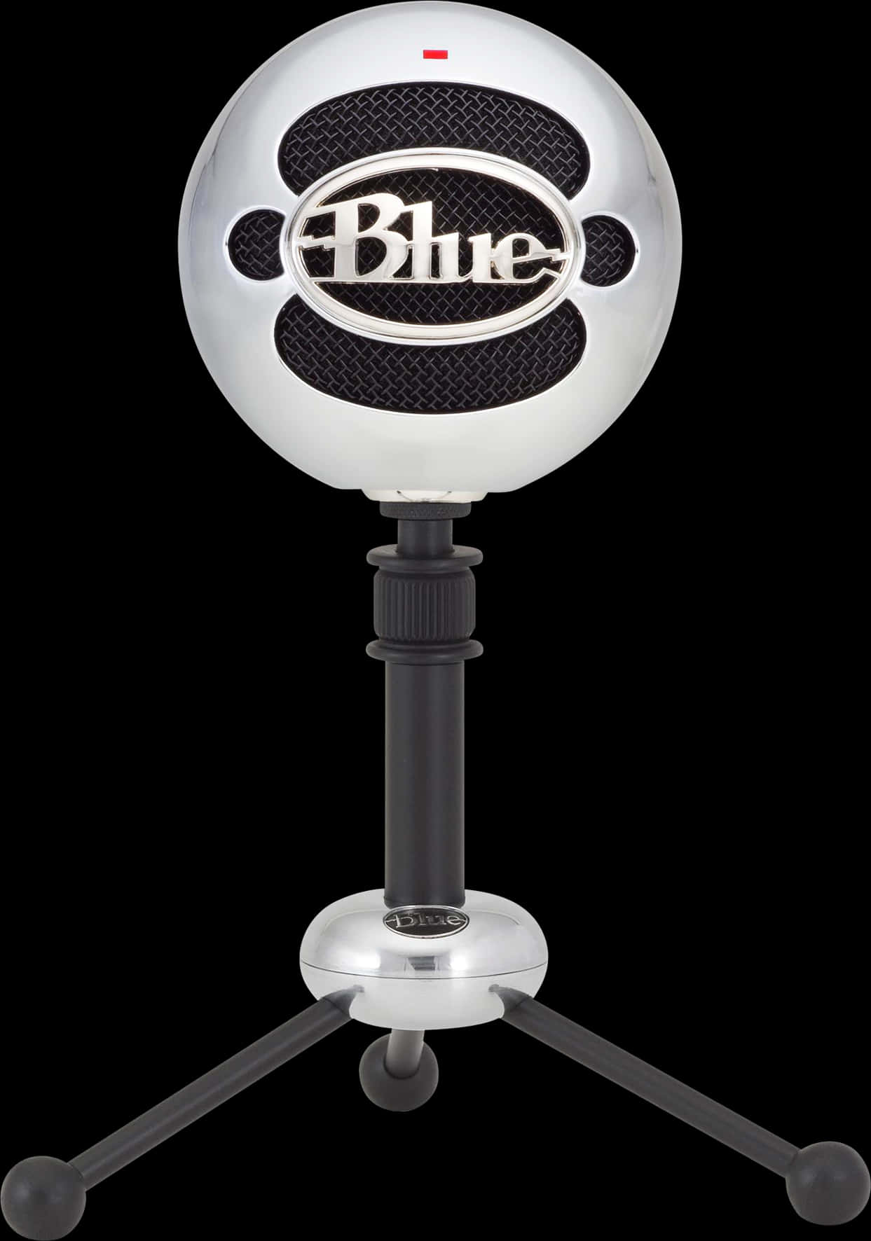 Blue Snowball Microphone PNG image