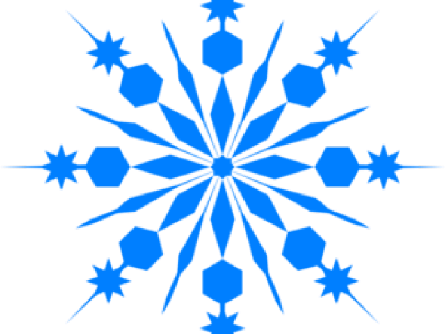 Blue Snowflake Pattern PNG image