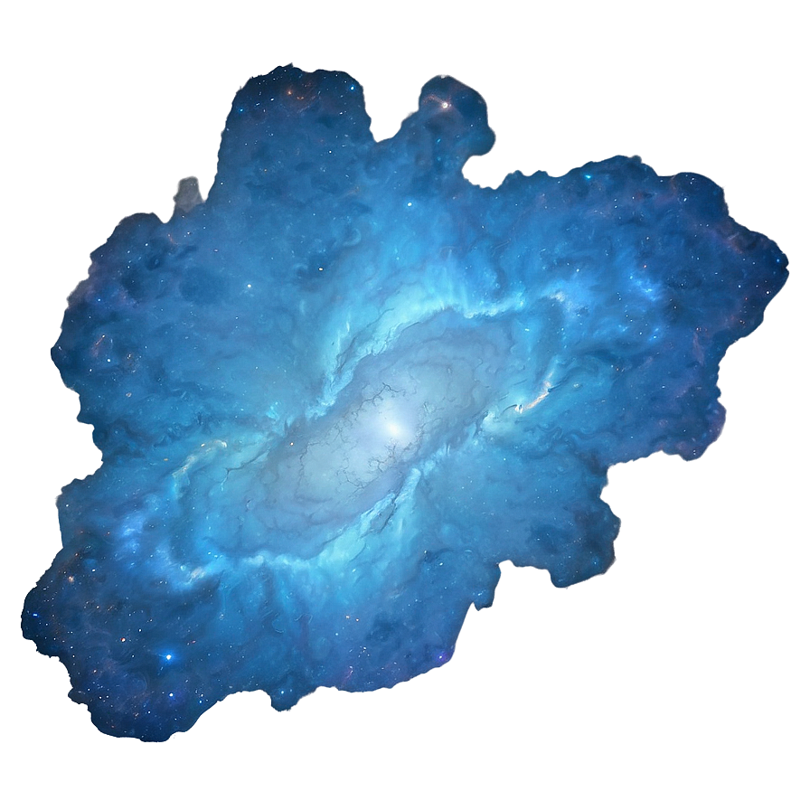 Blue Space Nebula Png 05062024 PNG image